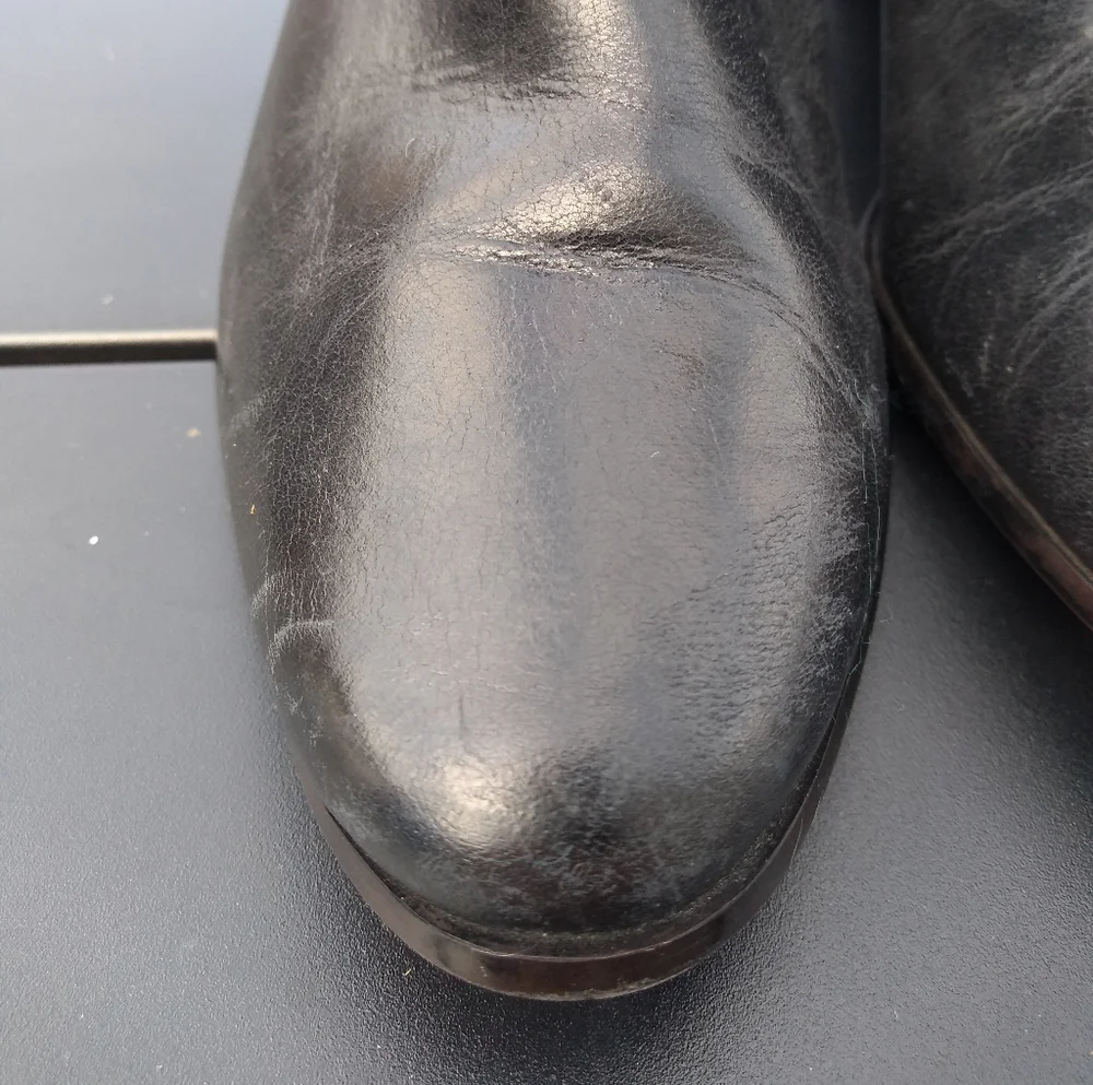 Women's Calvin Klein Black Chunky Block Heel Felda Booties, Size 6, Ankl… - Picture 11 of 16